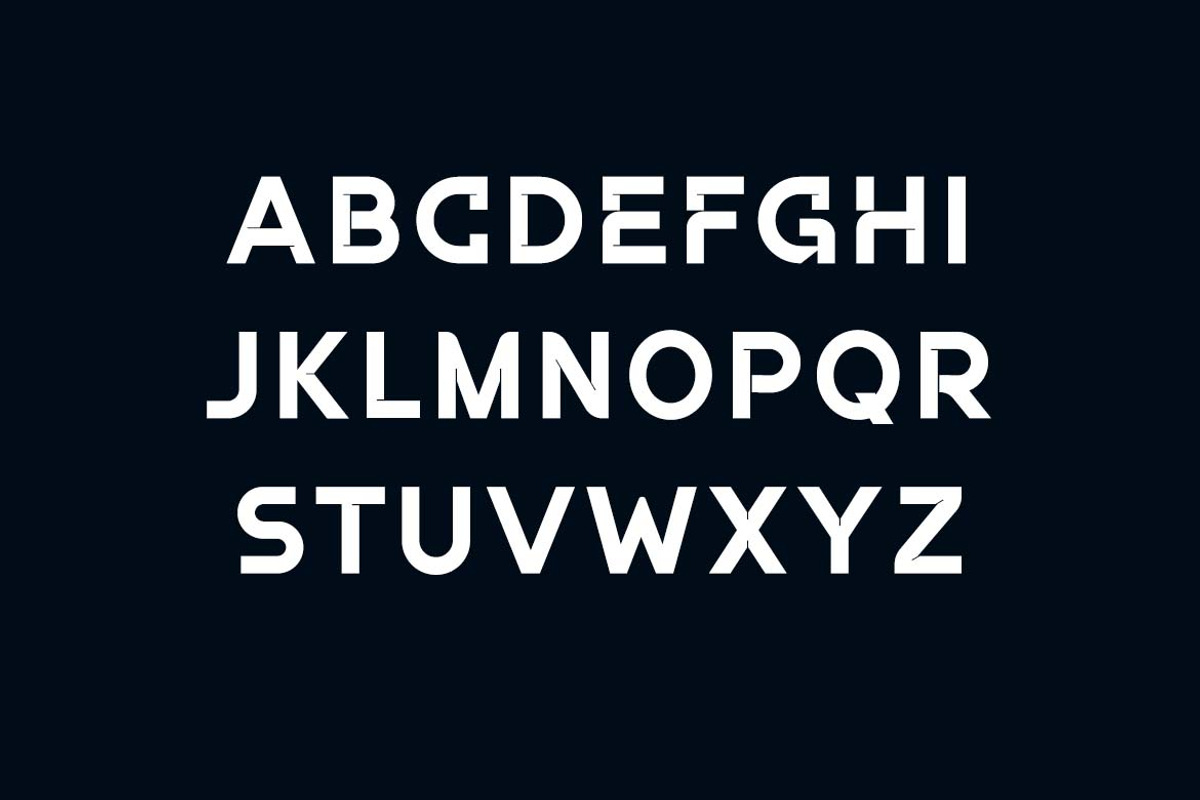 Infusive Futuristic Display Font, a Script Font by UICreative (Photo 4 of 13)