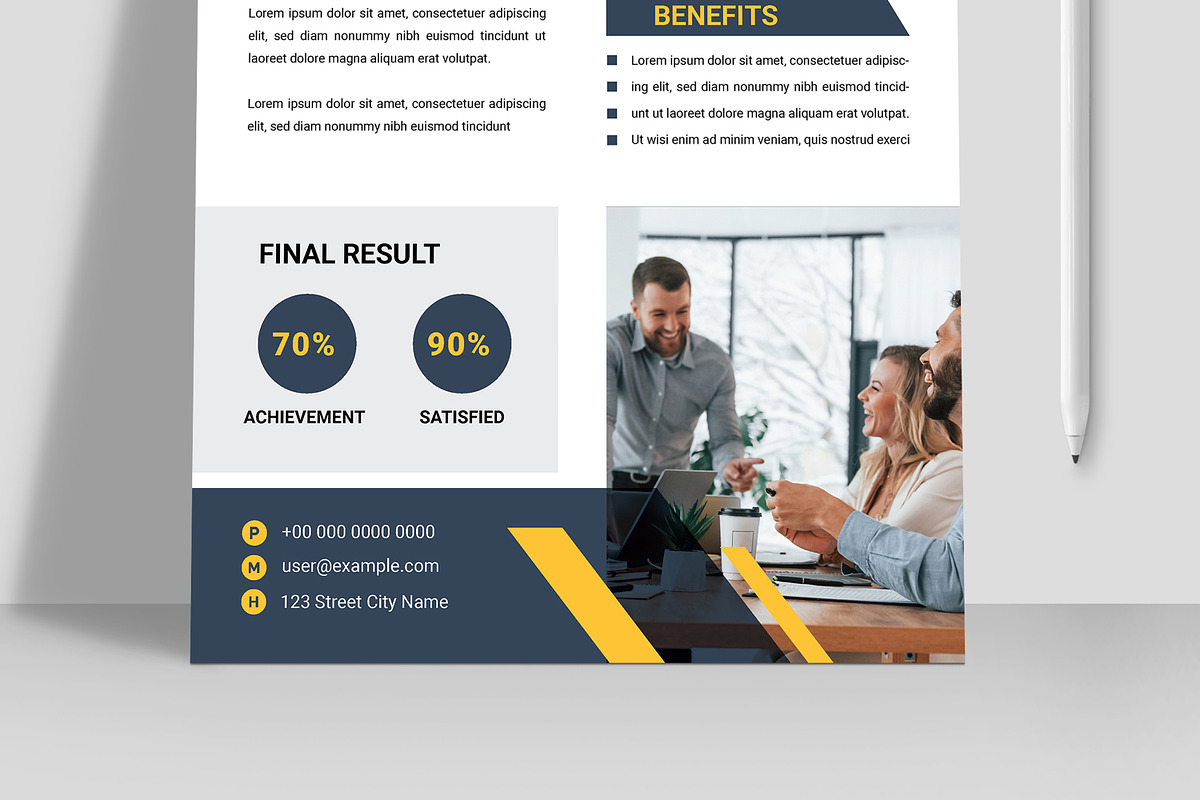 Corporate Case Study Template, a Stationery Template by MightyDesign (Photo 5 of 8)