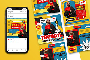 Fashion Instagram Post Template, a Social Media Template by Artnivora.Std