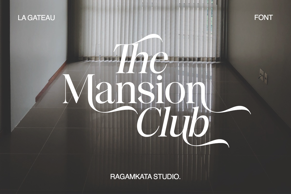 La Gateau - Elegant & Stylish Font, a Serif Font by RagamKata (Photo 2 of 12)