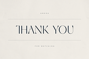 Ankoa – A Refined Display Font, a Serif Font by Only Fonts (Thumbnail 11 of 11)