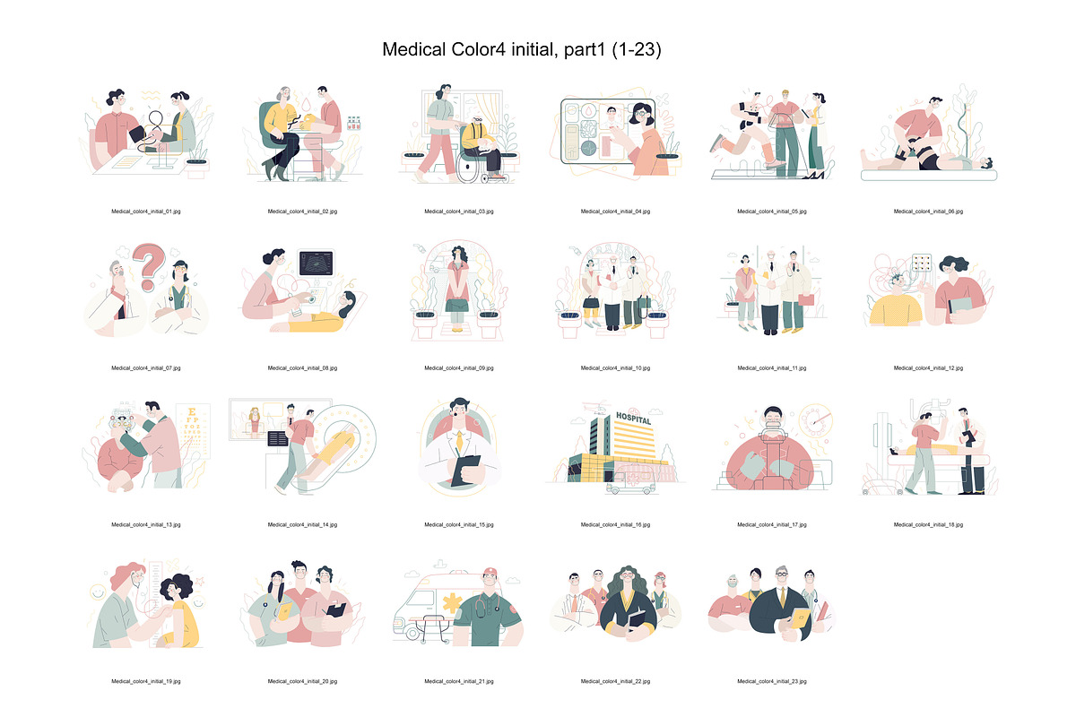Medical, Part 1, colors 2&4, a Templates & Theme by Grivina's shop (Photo 12 of 21)