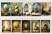 SURREAL GOTHIC EASTER JUNK JOURNAL, a Seasonal Illustration by Daring Digies (Thumbnail 8 of 10)