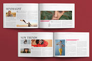 Fashion Magazine Template Landscape, a Magazine Template by E-Type (Thumbnail 3 of 7)