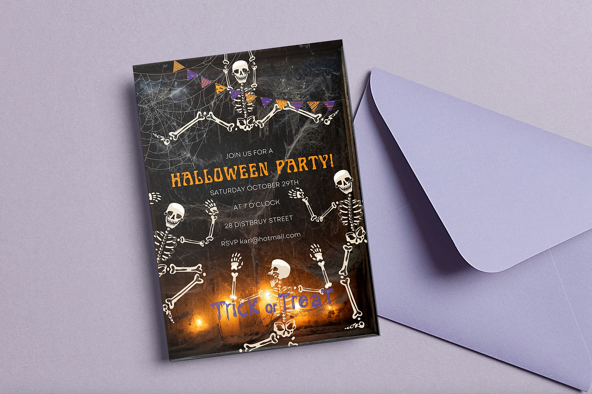 Editable Halloween Invitation, an Invitation Template by ForeverPrint (Photo 5 of 6)