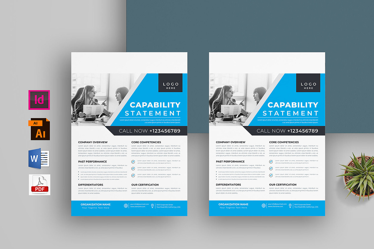 Capability Statement Bundle, a Flyer Template by obayes (Photo 10 of 13)