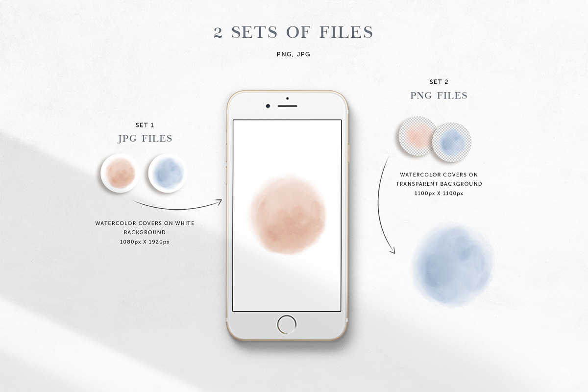 Natural Watercolor Highlight Covers, a Social Media Template by SOVA (Photo 6 of 8)