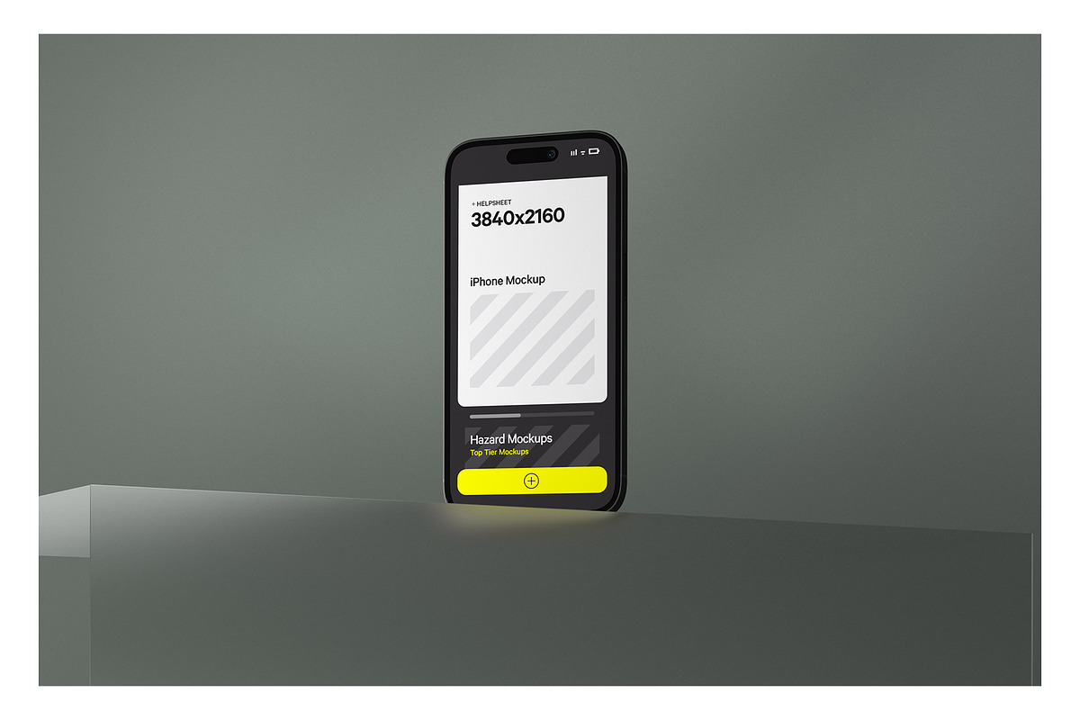 iPhone 14 Pro Mockup, an iPhone Mockup by HAZARD MOCKUPS (Photo 2 of 9)