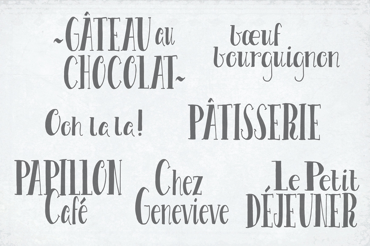 Le Petit Parisien Font preview 4