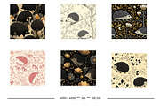 Hedgehog Retro Art Style Patterns, a Pattern Graphic by karenfoleyphoto (Thumbnail 10 of 12)