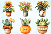 Positive Autumn Houseplant PNG, an Illustration by Craft Nest (Thumbnail 3 of 6)
