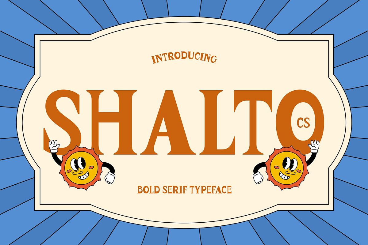 CS Shalto – Retro Font, a Serif Font by Craft Supply Co. (Photo 1 of 8)