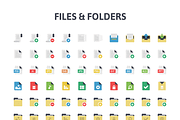 Files & Folders Flat Icons, an Icon by PixelBazaar (Thumbnail 2 of 2)