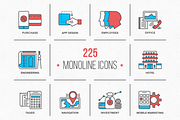 Monoline Icons Collection, an Outline Icon by Anatolii Babii (Thumbnail 1 of 3)