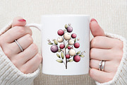 Watercolor Christmas Clipart, an Illustration by Sublimation Artist (Thumbnail 5 of 6)