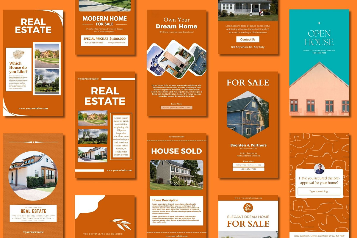 Real Estate Story Canva Templates, a Templates & Theme by BoontenStudio (Photo 5 of 8)