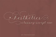 Aesthetics Luxury Script Font, a Script Font by theinkaffair (Thumbnail 1 of 11)