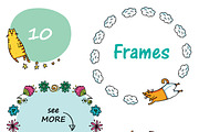 Spring Cats - 42 objects, an Illustration by Zooza Art (Thumbnail 4 of 7)