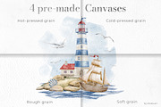 Watercolor Brushes for Procreate, a Brush Add-On by Alisles (Thumbnail 4 of 12)