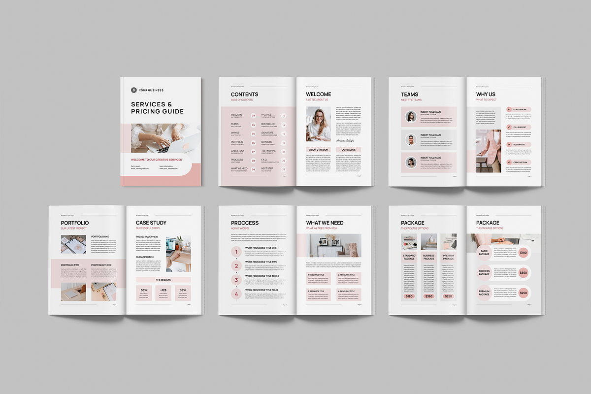 Services & Pricing Guide, a Brochure Template by Leaflove (Photo 3 of 10)