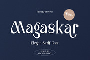 Magaskar - Elegan Serif Font, a Serif Font by Kincrev Studio (Thumbnail 1 of 10)