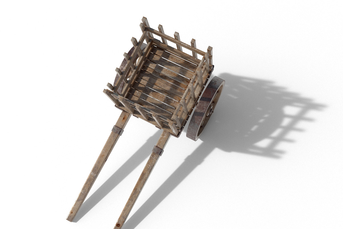Medieval Cart, a Cars & Vehicle 3D Model by Tedi Permana (Photo 5 of 7)