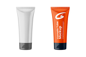 Cosmetic Tube Mockup, a Packaging Mockup by GraphicsPixel