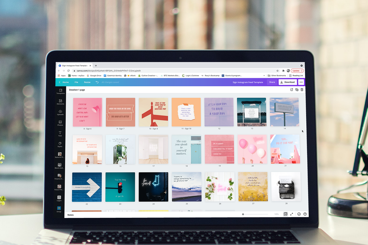Realistic Sign Canva Template Pack, a Social Media Template by Cultive Creative (Photo 3 of 7)