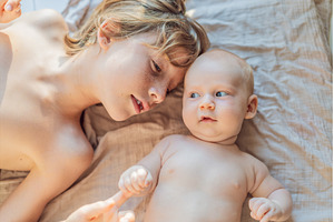 Older and younger baby brothers, a Person Photo by Elizaveta Galitskaya