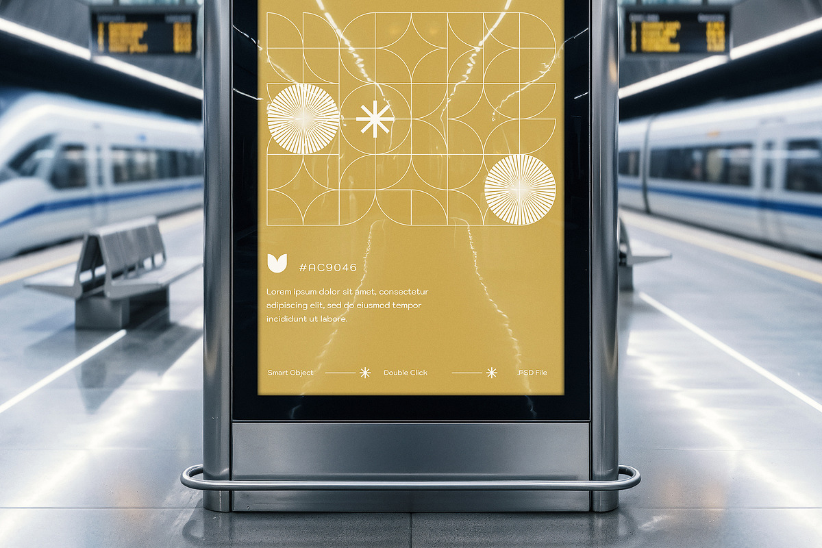 Underground Subway Billboard Display, an Advertising Mockup by smishura (Photo 2 of 3)