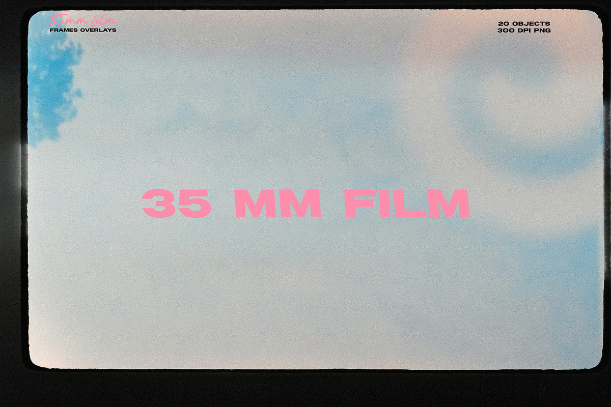35mm Film Frames Overlays, an Object Graphic by Kaleriia (Photo 10 of 10)