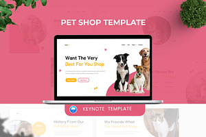 Pet Shop Keynote Template, a Presentation Template by casanovastudio