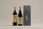 Wine Bottles with Bag Mockup, a Product Mockup by pmvch (Thumbnail 3 of 11)