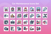 Car Maintenance Icons - Filled Line, an Icon by Kmg Design (Thumbnail 2 of 2)