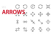 100 Arrows UI icons, an Outline Icon by Palau (Thumbnail 3 of 6)
