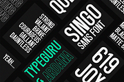 Singo | Sans Display Font, a Sans Serif Font by Ardana Creative (Thumbnail 12 of 17)