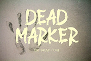 DEAD MARKER, a Blackletter Font by AMINMARIO (Thumbnail 1 of 6)