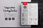 Cover Letter & Resume Template, a Resume Template by Hito Graphic (Thumbnail 1 of 8)
