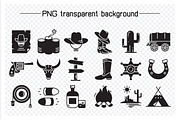 Cowboy and Wild West Icons, a Solid Icon by Designfour (Thumbnail 2 of 7)