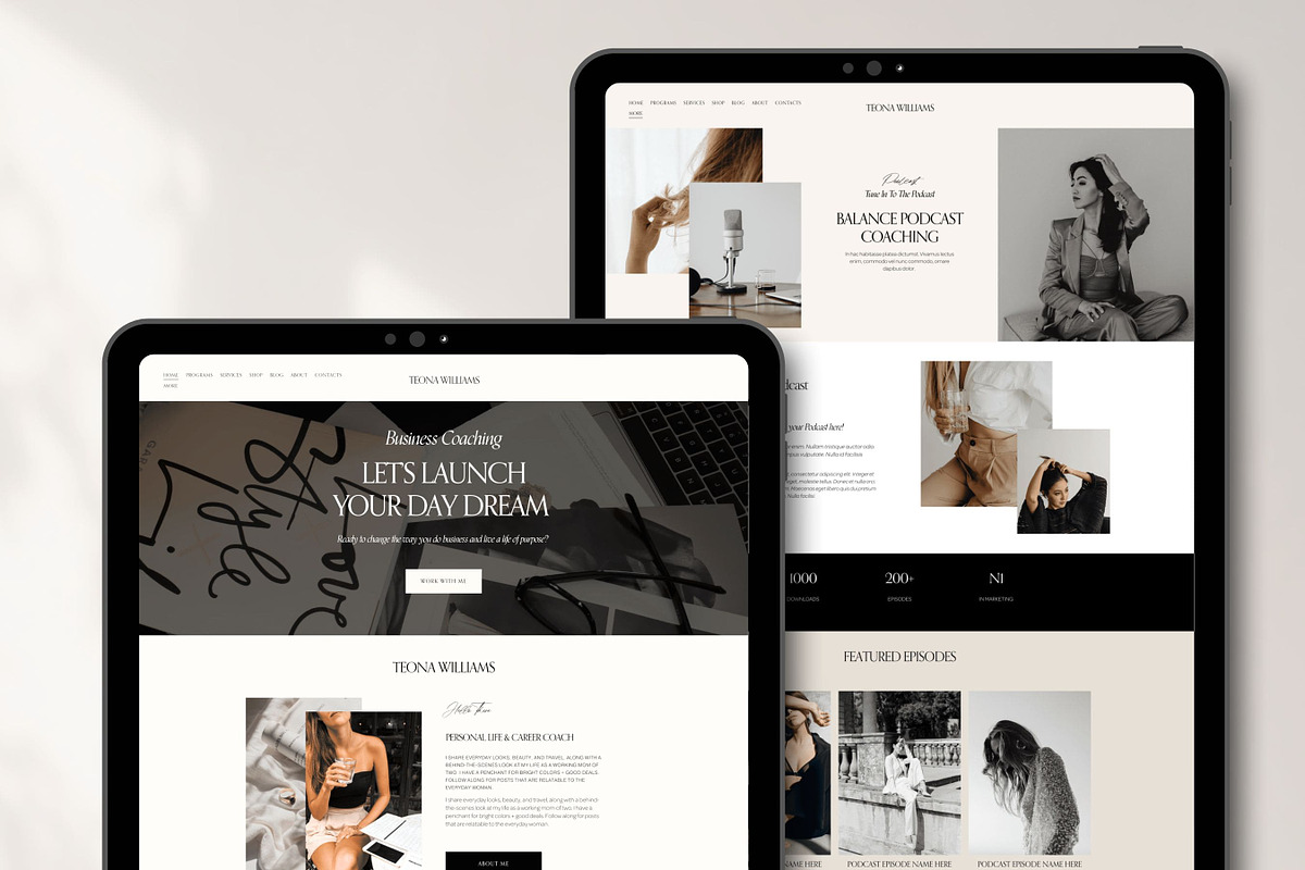 Squarespace Website Template, a Squarespace Template by Presentibox (Photo 3 of 12)