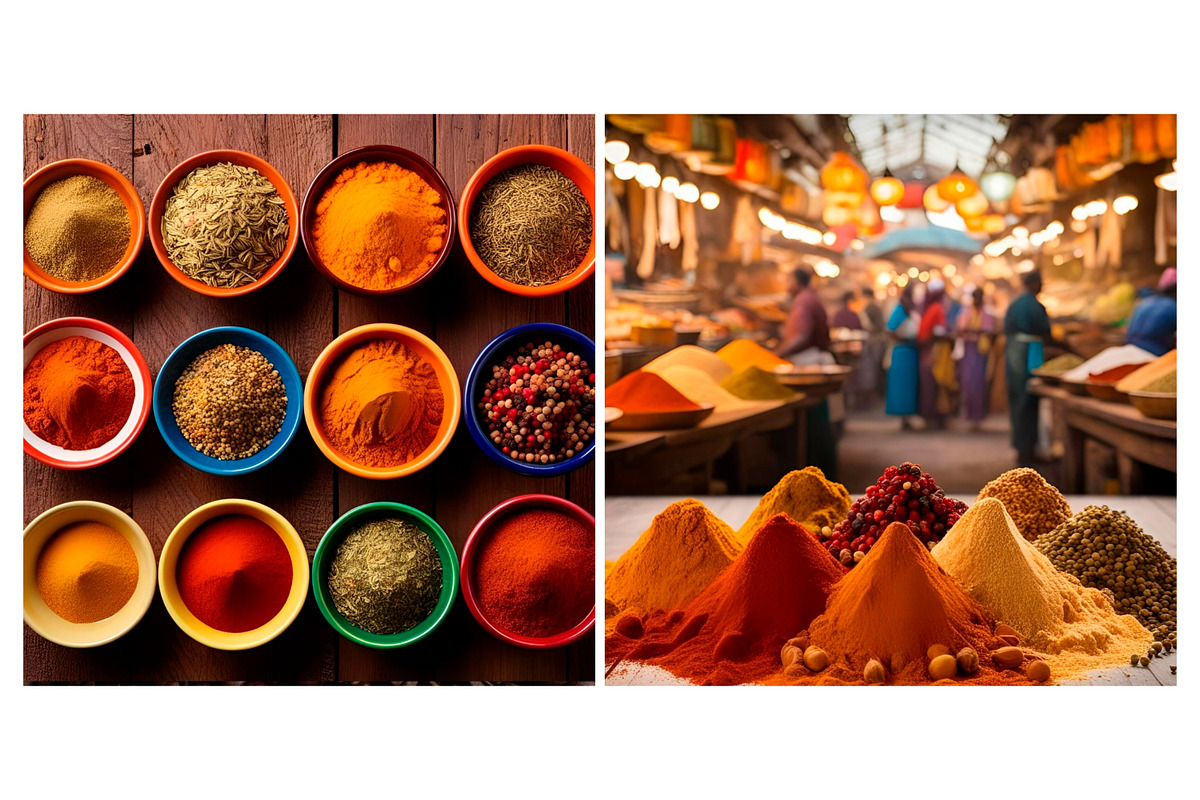 SET Indian Traditional Spices Mix, a Graphic by IrySha (Photo 5 of 11)