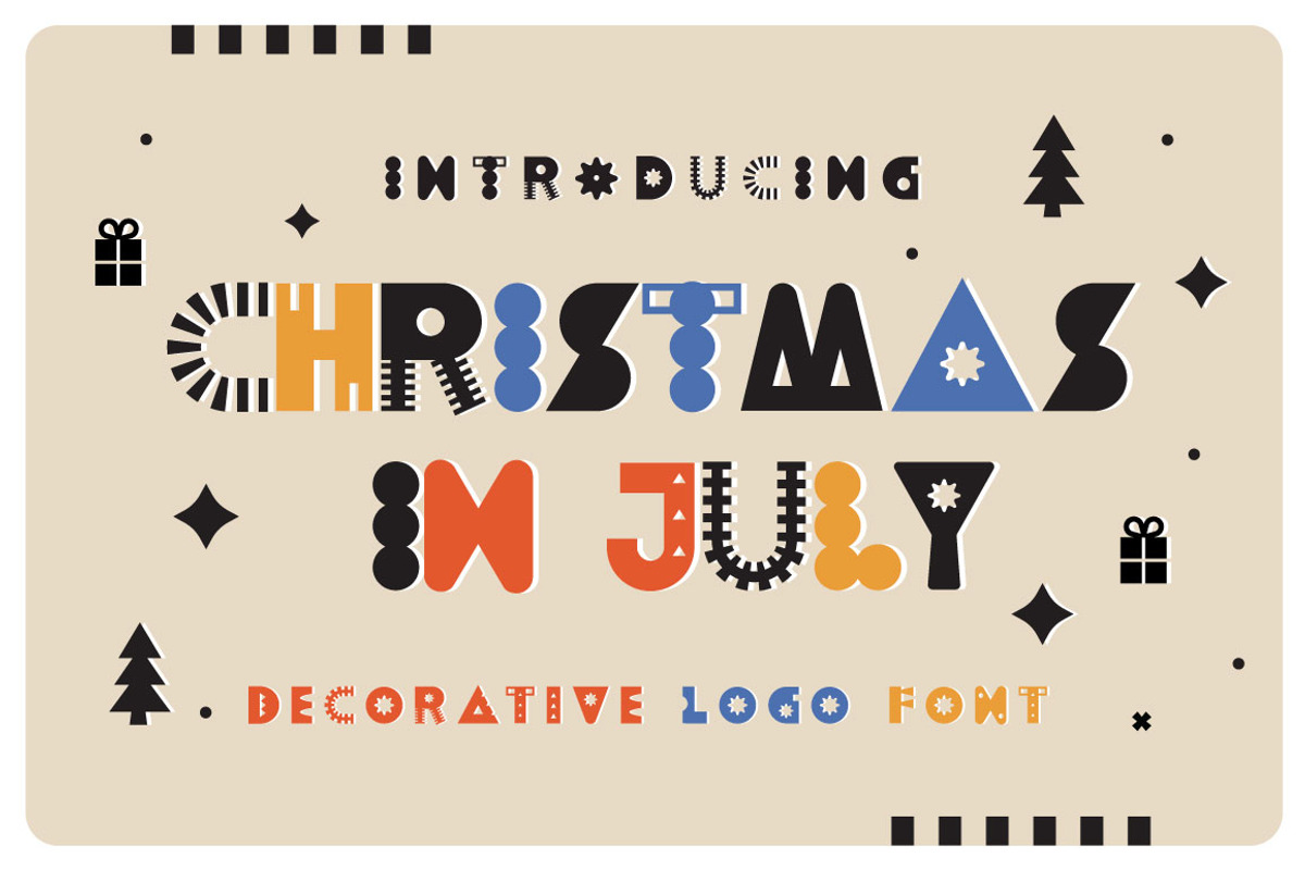 Christmas In July, a Sans Serif Font by caocastudio (Photo 1 of 3)