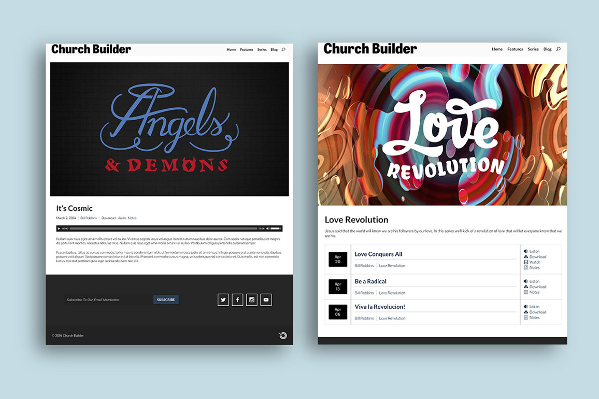 Church Builder - WordPress Theme, a WordPress Template by Organized Themes (Photo 3 of 4)