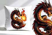 Fire Breathing Dragon, an Animal Illustration by Sharon Schwalbe (Thumbnail 2 of 5)