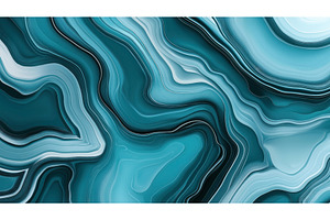 Abstract background featuring fluid, an Illustration by Sergey Kotenev