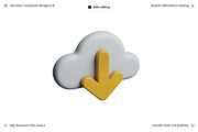 Cloud Download Arrow 3D, an Object 3D Model by Wencory (Thumbnail 2 of 3)