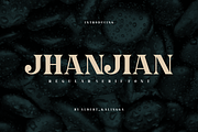 Jhanjian Font, a Serif Font by albert_kalingga (Thumbnail 1 of 5)