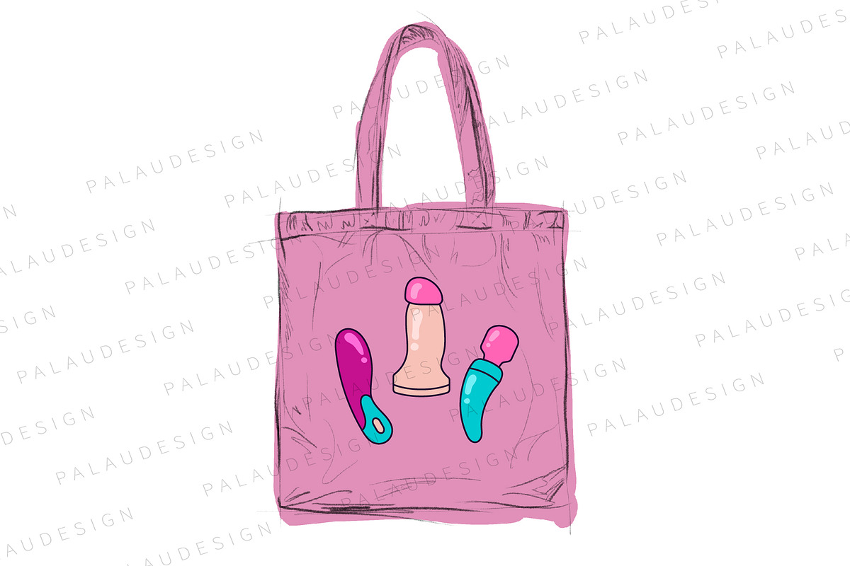 Vibrator Dildo Illustration Sex Toy, an Object Illustration by Palau (Photo 4 of 11)