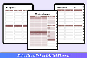 Digital Online Business Planner IPad