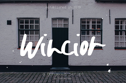 Wincior Font, a Script Font by SophieSaxo